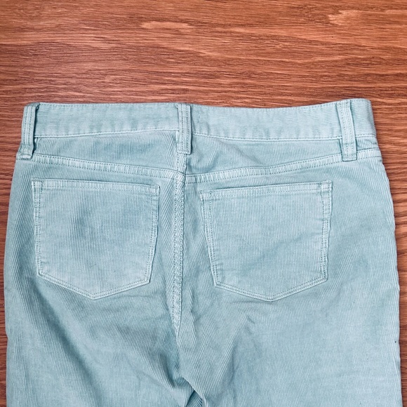 J.Crew straight leg stretch corduroy pants in seafoam/blue green size 25 - Picture 4 of 4